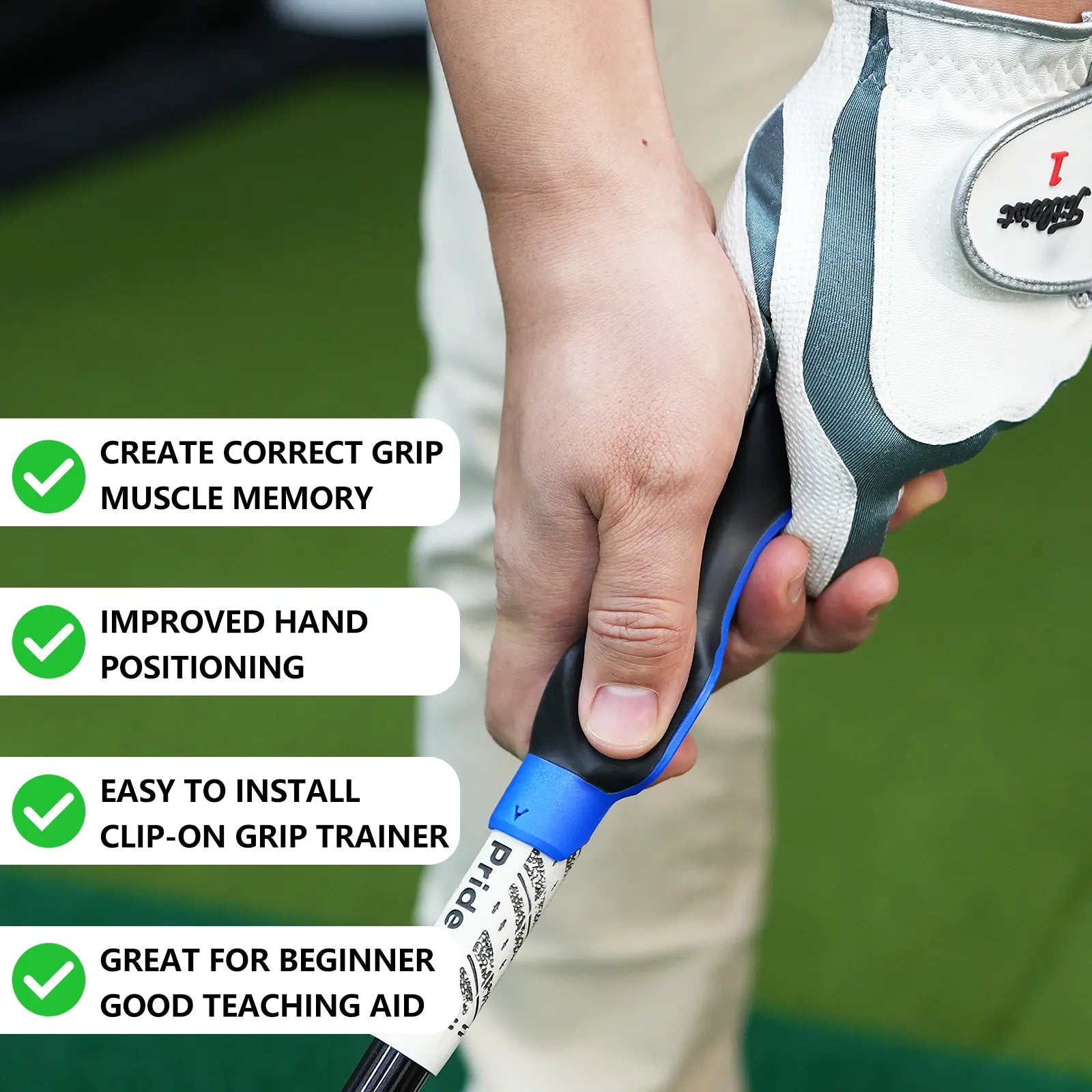 ⛳️🔥Hot Sale 60% vivtk Golf Grip Trainer, Fix Swing Grip, Golf Grip Training Aids