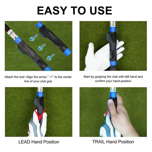⛳️🔥Hot Sale 60% vivtk Golf Grip Trainer, Fix Swing Grip, Golf Grip Training Aids