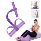 ⏰Limited-time ✨vivtk 4 tube/6 tube/8 tube Resistance Band with Pedal 🎉Hot Sale 60%