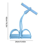 ⏰Limited-time ✨vivtk 4 tube/6 tube/8 tube Resistance Band with Pedal 🎉Hot Sale 60%