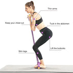 ⏰Limited-time ✨vivtk 4 tube/6 tube/8 tube Resistance Band with Pedal 🎉Hot Sale 60%