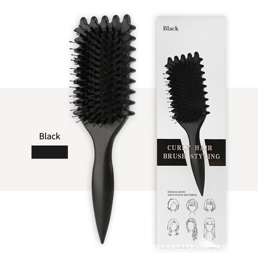 vivtk ✨ EdgeLift Curl Brush ✨ Defined Curls • Frizz Reduction • Smooth Hairstyle