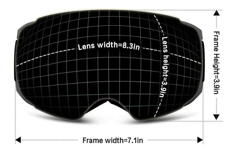 SUNSHINE 4K Camera Smart Ski Goggles, 24M Photo, Anti-Fog - Skyshot