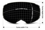 SUNSHINE 4K Camera Smart Ski Goggles, 24M Photo, Anti-Fog - Skyshot