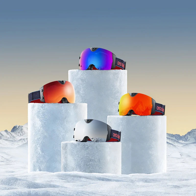 SUNSHINE 4K Camera Smart Ski Goggles, 24M Photo, Anti-Fog - Skyshot